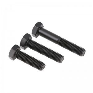 Black oxide high strength hex bolts Black oxide high strength hex bolts